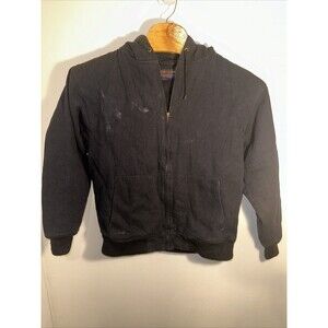 Grand Banks Outfitters Jacket Vintage Long Sleeve Black Stain Large Cotton Poly